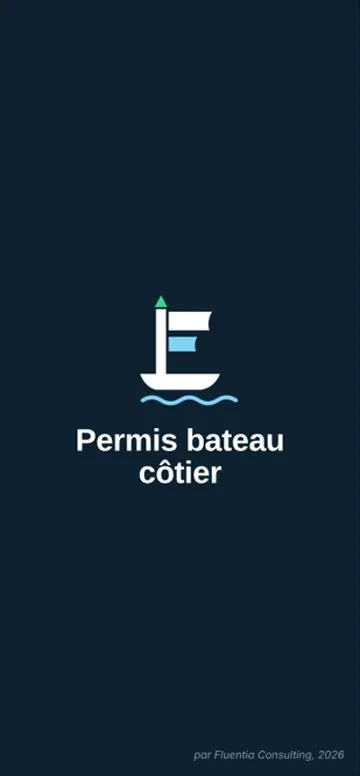 Écran de lancement : Permis bateau côtier